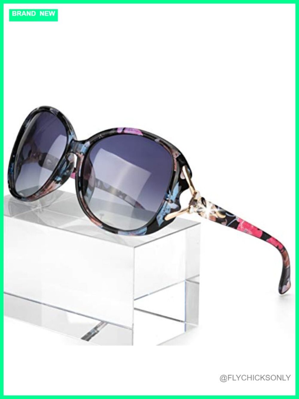 Polarized Oval Sunglasses UV400 Oversized Retro Driving